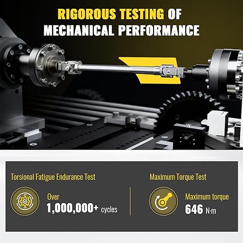 Miniatura 6 de TUCAREST Columna de eje de dirección inferior 425-W09 con junta en U compatible con La-nd Rover LR3 2005-2009  10-14 LR4 Reemplazar  06-13