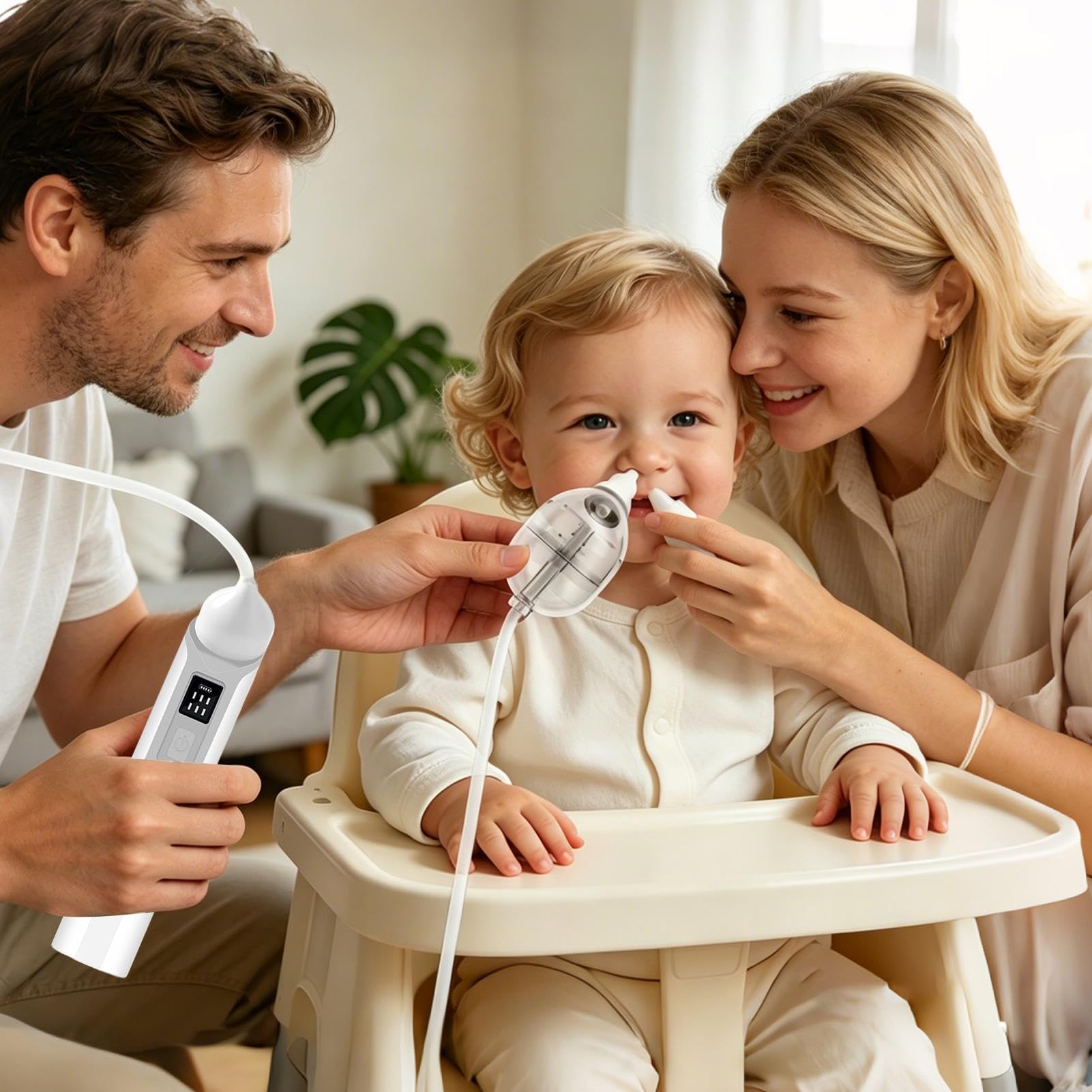Aspirador Nasal Para Bebés Y Niños Dispositivo de Succión Eléctrico