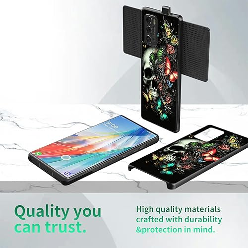 Miniatura 9 de Rossy Funda delgada para LG Wing 5G, para LG Wing 5G, funda ligera de audio retro, diseño de Patten, policarbonato duro, protección antiarañazos,