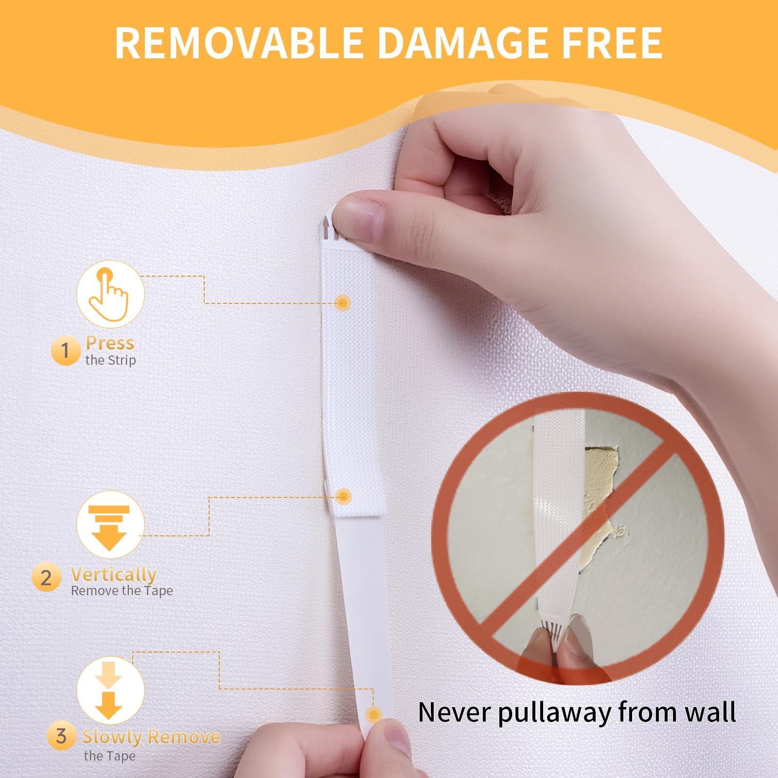 Damage-Free Picture Hanging Strips - No Nails! -5