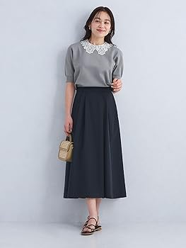 ユナイテッドアローズ　レースアレンジプルオーバー　ネイビー ユナイテッドアローズ レースアレンジプルオーバー ネイビー UNITED