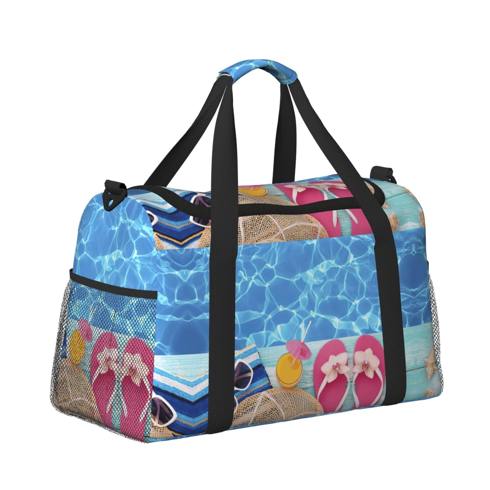 Fajna torba na ramię z wodą na basen kobiety mężczyźni podróżna torba crossbody torebka torba na ramię torebki robocze codzienna torba hobo