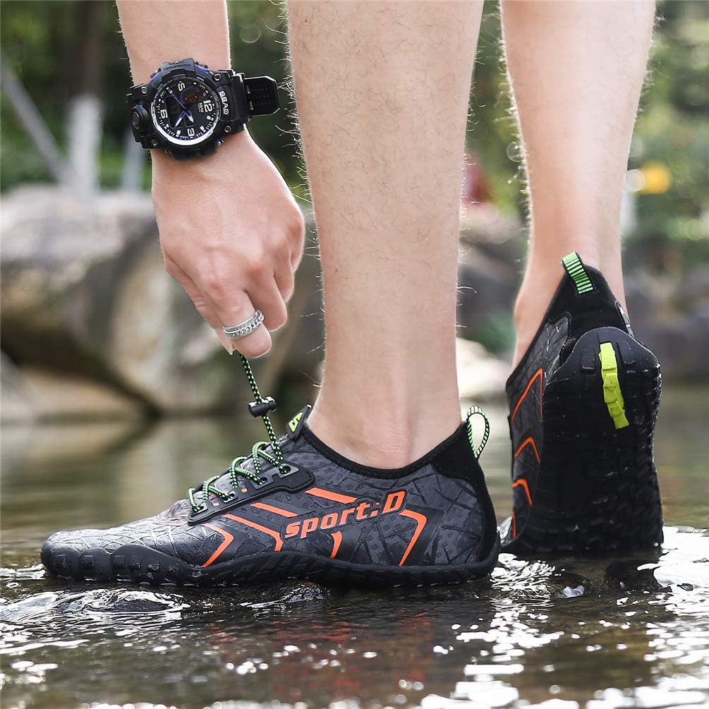 UBFEN Water Shoes Aqua Swim Shoes Mens Womens Beach Sports Quick Dry Barefoot for Boating Fishing Diving Surfing - Image 5