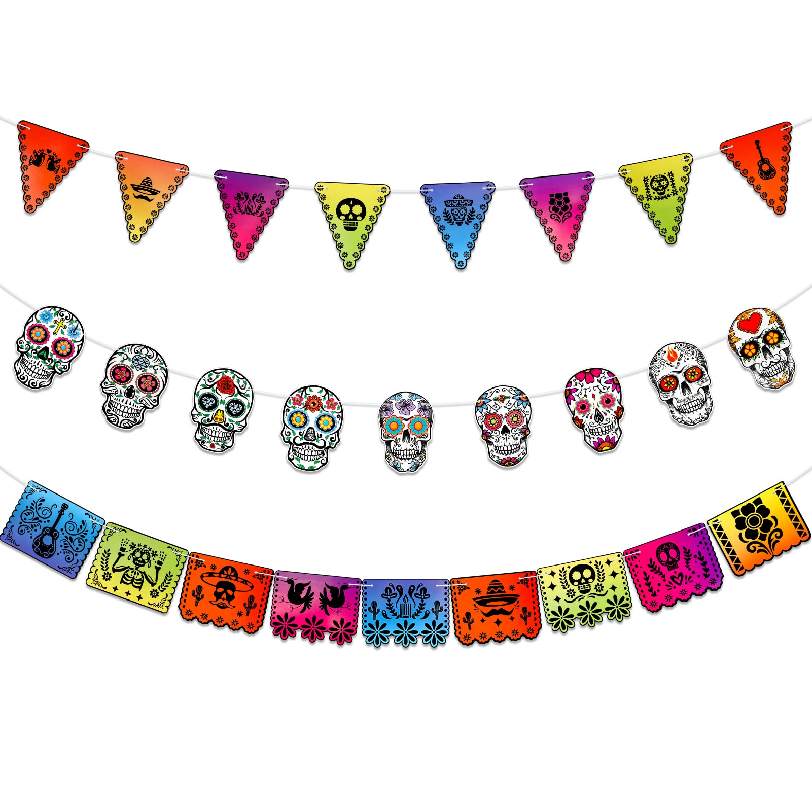 Tag Der Toten Fotohintergrund, 150x90 Cm – Für Día De Muertos Partys, Tischdeko & Kuchenbereich