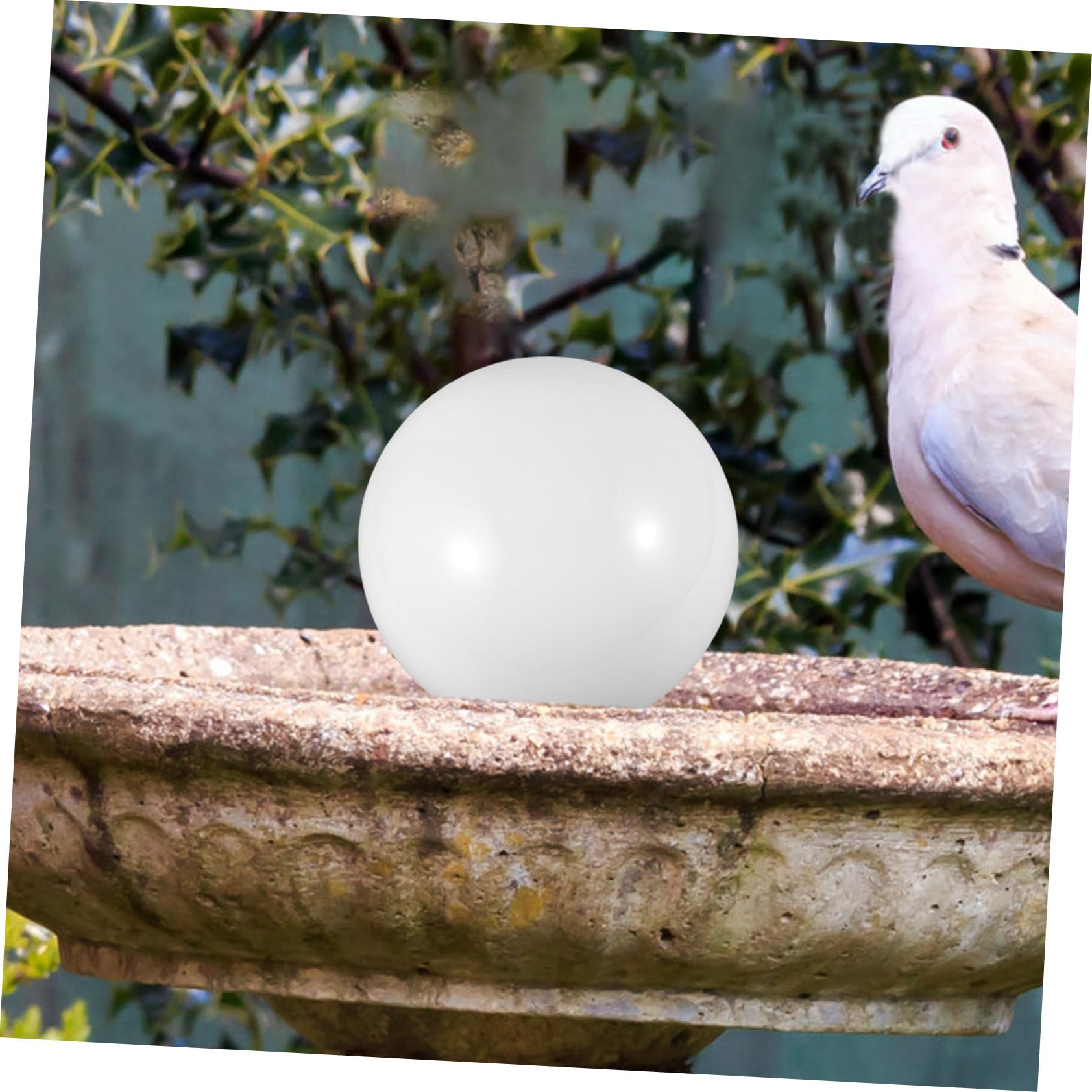 BESPORTBLE Boule De Regard Miroir Acier Inoxydable Boule Réfléchissante Décorative pour Jardin Pelouse Ou Intérieur Ornement De Globe De Contemplation