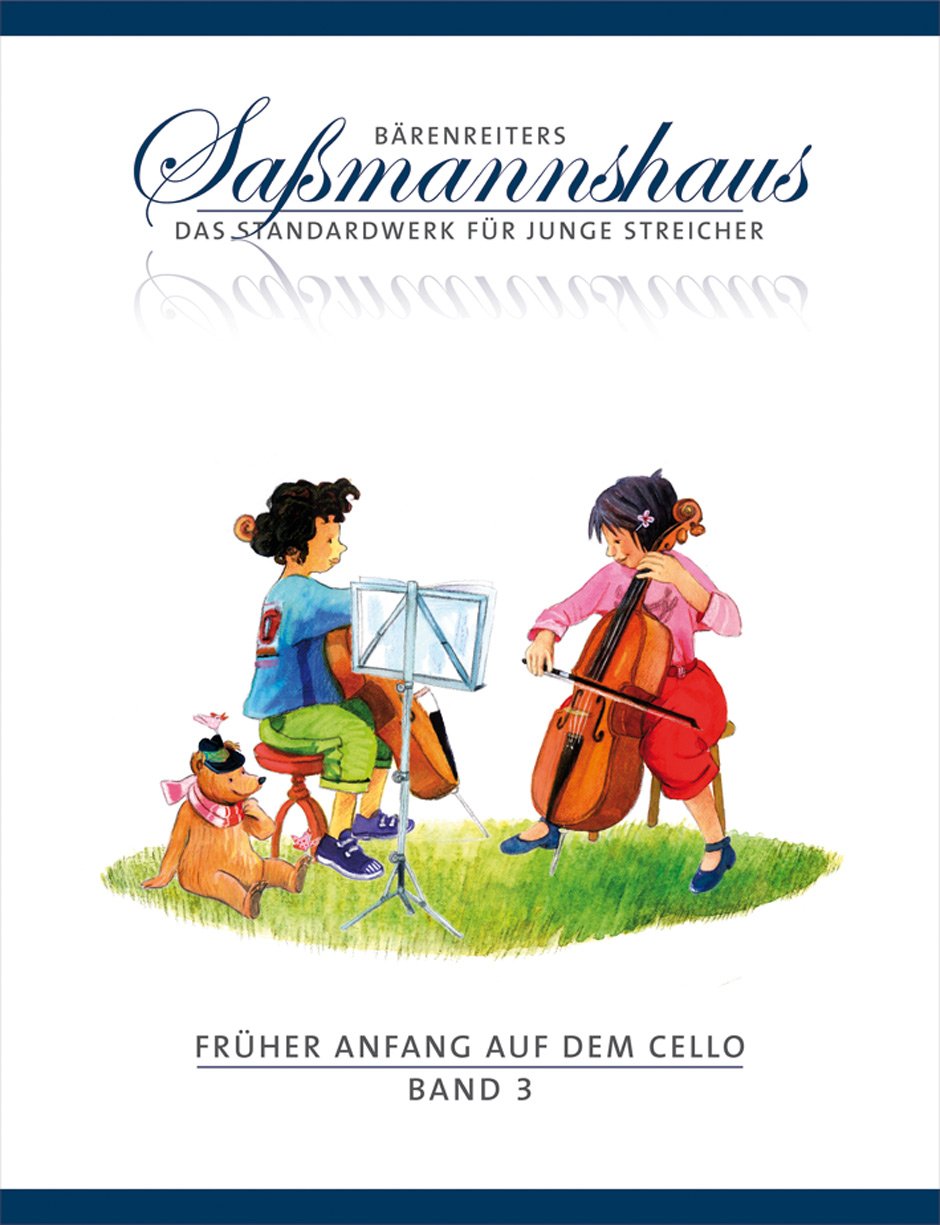 Primo inizio sul violoncello volume 2 + 3 | Una scuola di violoncello per bambini | Saßmannshaus | BA09692 + BA09693 | Bärenreiter Verlag | ISMN 9790006536559 + 9790006536566 | soundman Colophonium