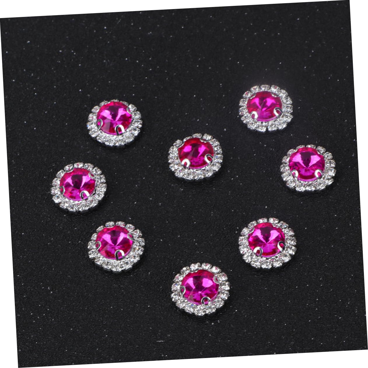 Lurrose 60stücke Farbige Flachrücken-rhinestones Für Dekorationen Kunststein Strass Für Hochzeiten Jubiläen Bastelprojekte Und Tischstreu Für Kreative Designs