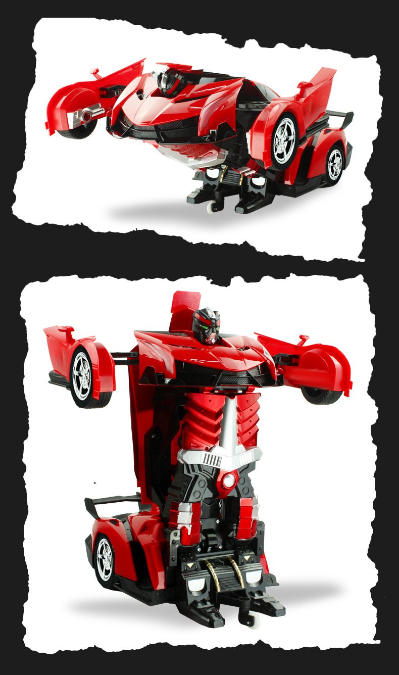 VGRASSP 2 in 1 Remote Control Model Car Converting Robot Toy for Kids - Color and Design as per Stock 2
