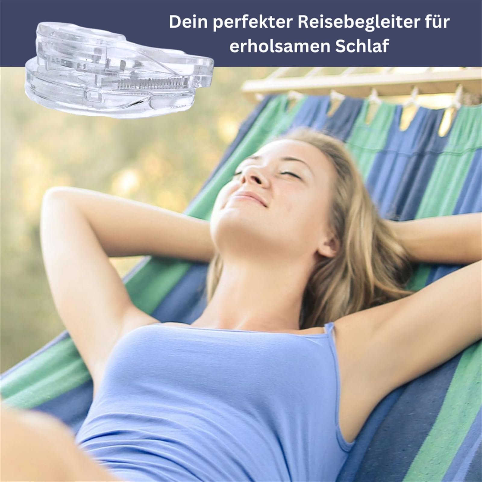 Nuvex Sleep – Anti-Schnarch-Schiene, 3er-Pack 10 Stufen Anpassbar
