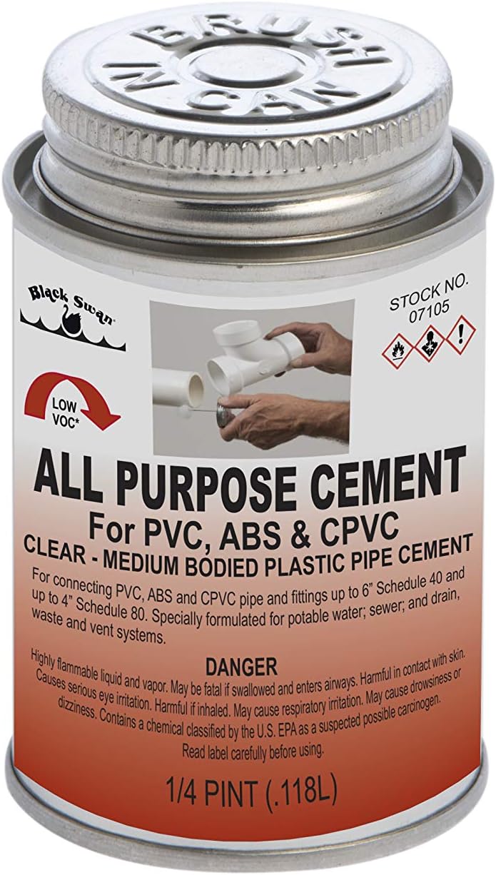 FixtureDisplays® 3 Way Cement (Clear) Medium Bodied 1 pt