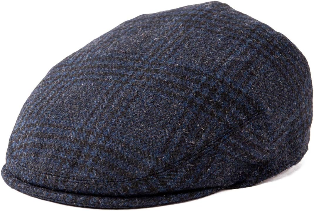 FEINION Men's Wool Tweed Newsboy Ivy Cap Gatsby Golf Flat Hat