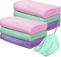 Vista 18 de Newwiee 3 Piezas Paños de Limpieza de Microfibra Extra Grandes 30" x 20" Lavables Reutilizables Toalla de Microfibra Sin Rayas Sin Pelusas Paño