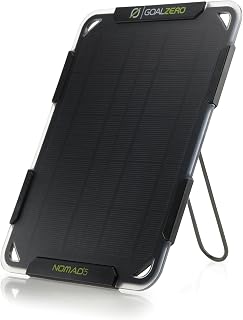 Goal Zero Nomad 5 Solar Panel, Small, Lightweight, 11500 BT204 | Built-In Adjustable Kickstand, Ideal for Charging Flip Power Banks, USB Solar Charging on the Go