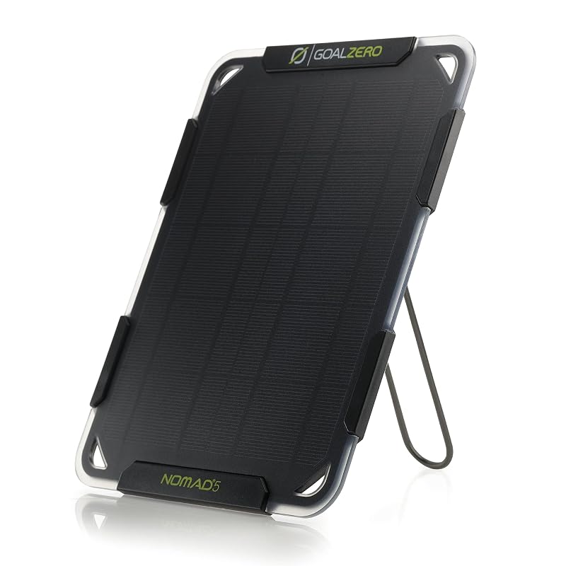 Painel Solar Portátil Goal Zero Nomad 5 de 5 W com Saída USB-A e Suporte Ajustável NOMAD 5