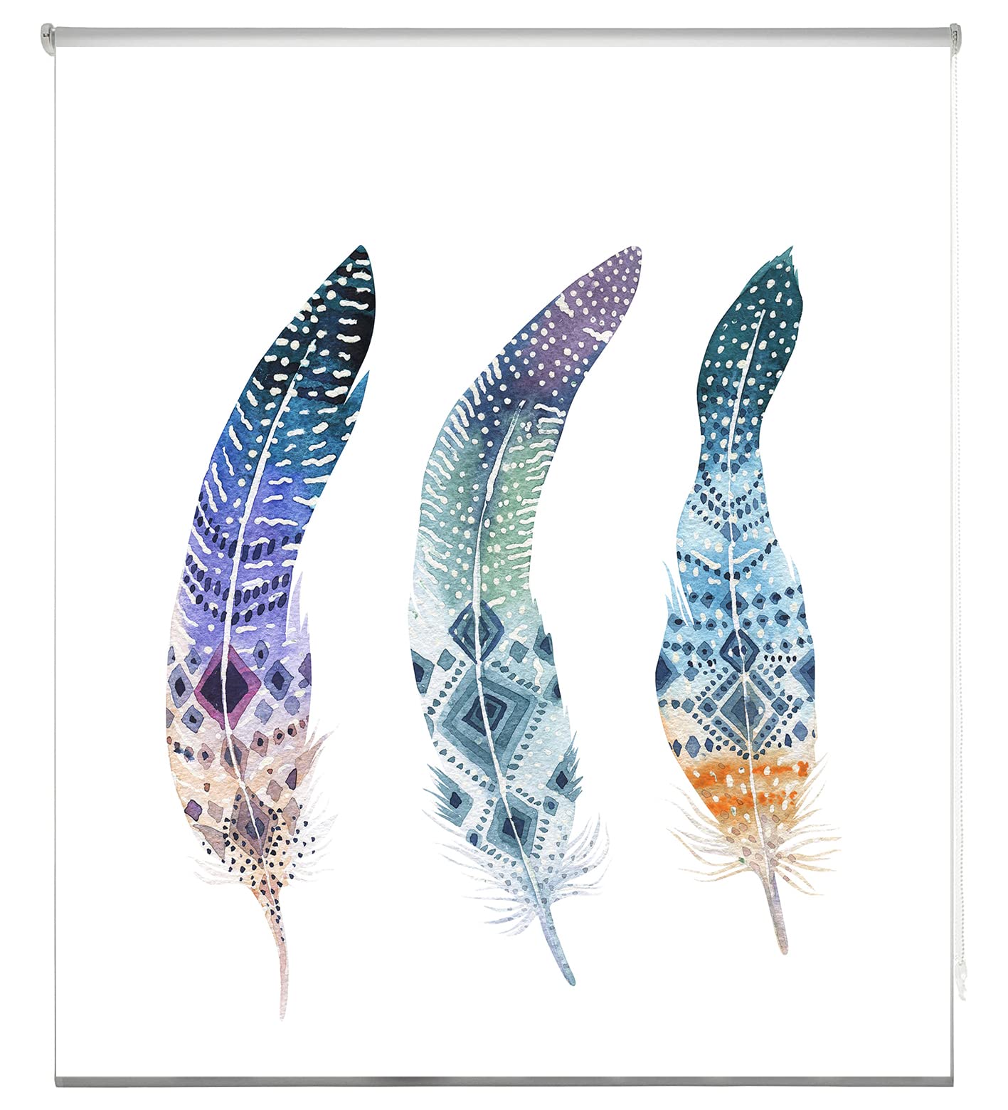 Estoralis | Animaux | Store Enrouleur | sans Outil Tissu translucide imprimé | A-164 | 55 x 150 cm. (Largeur/Hauteur) Taille du Tissu 52 x 150 cm. | Stores pour fenêtres et Portes
