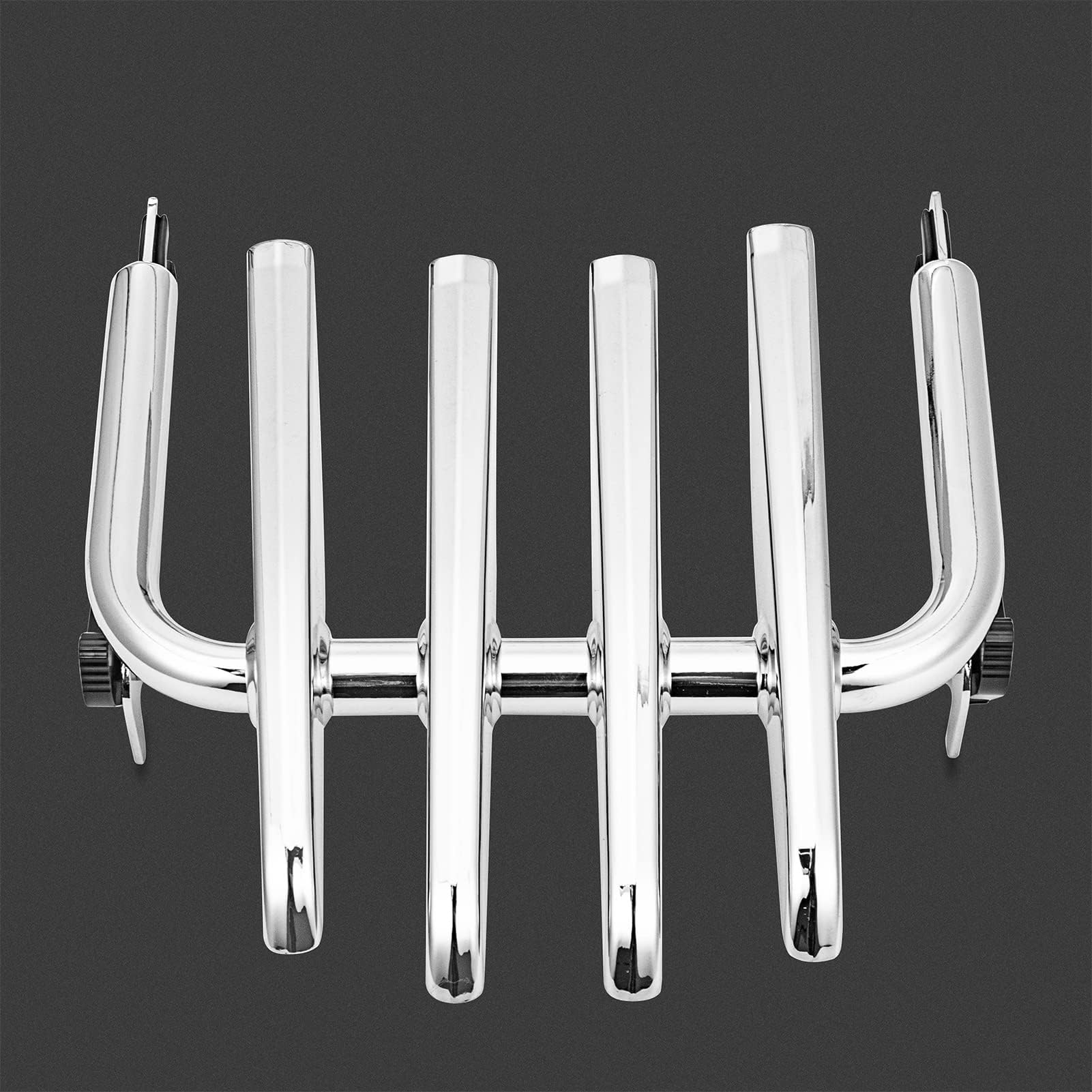 Dasen Stealth Luggage Rack Detachable Compatible with Harley Touring Road King Electra Glide Road Glide Street Glide 2009-2024 Chrome