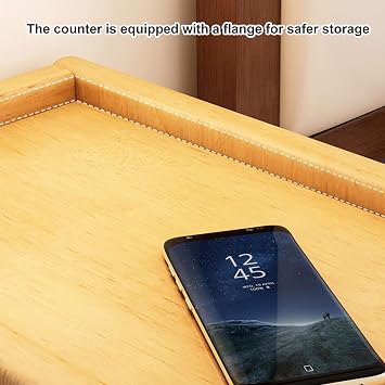 Solid Wood Bedside Tables, Narrow Nightstand, Bedside End Table with Storage Drawer, Small Nightstand, Nightstand with Drawer (Size : 20cm/8in)
