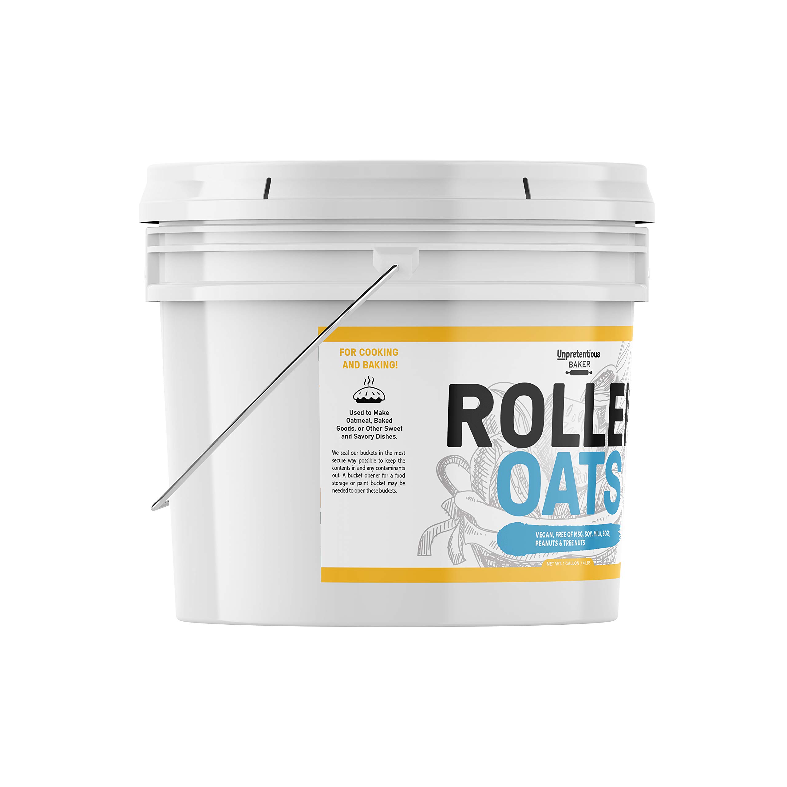 Buy Rolled Oats By Unpretentious Baker, 1 Gallon, Old Fashioned Oats