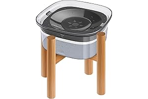 UPKSY Elevated Dog Water Bowl Dispenser, 70oz No Spill