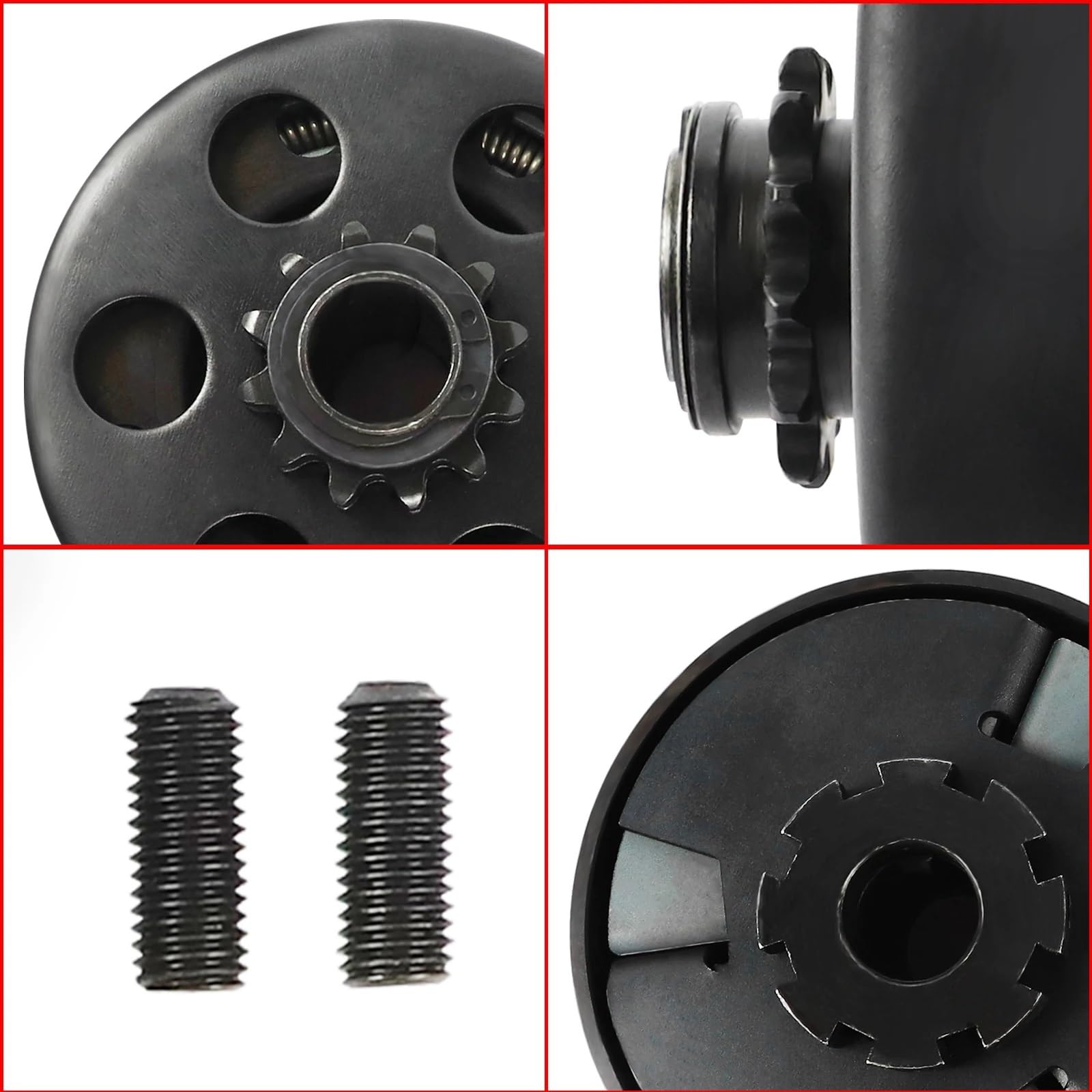 Frizione Centrifuga Go Kart 3/4 ""Foro 12 Denti 12T Con Kit - Foto 6