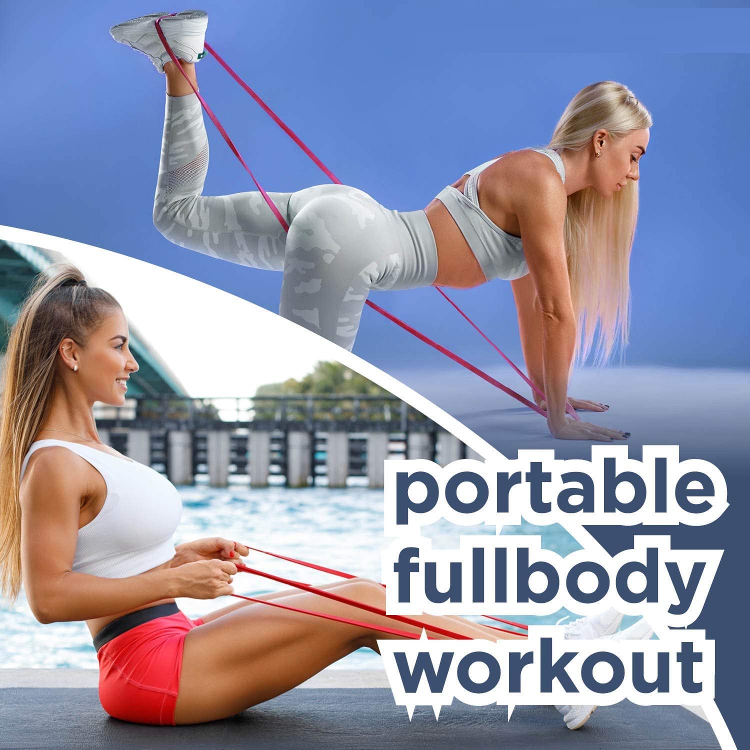 Set Di Bande Di Resistenza Pesanti, Bande Per Esercizi, Bande Resistenti Per Trazioni, Bande Ad Anello - Foto 6