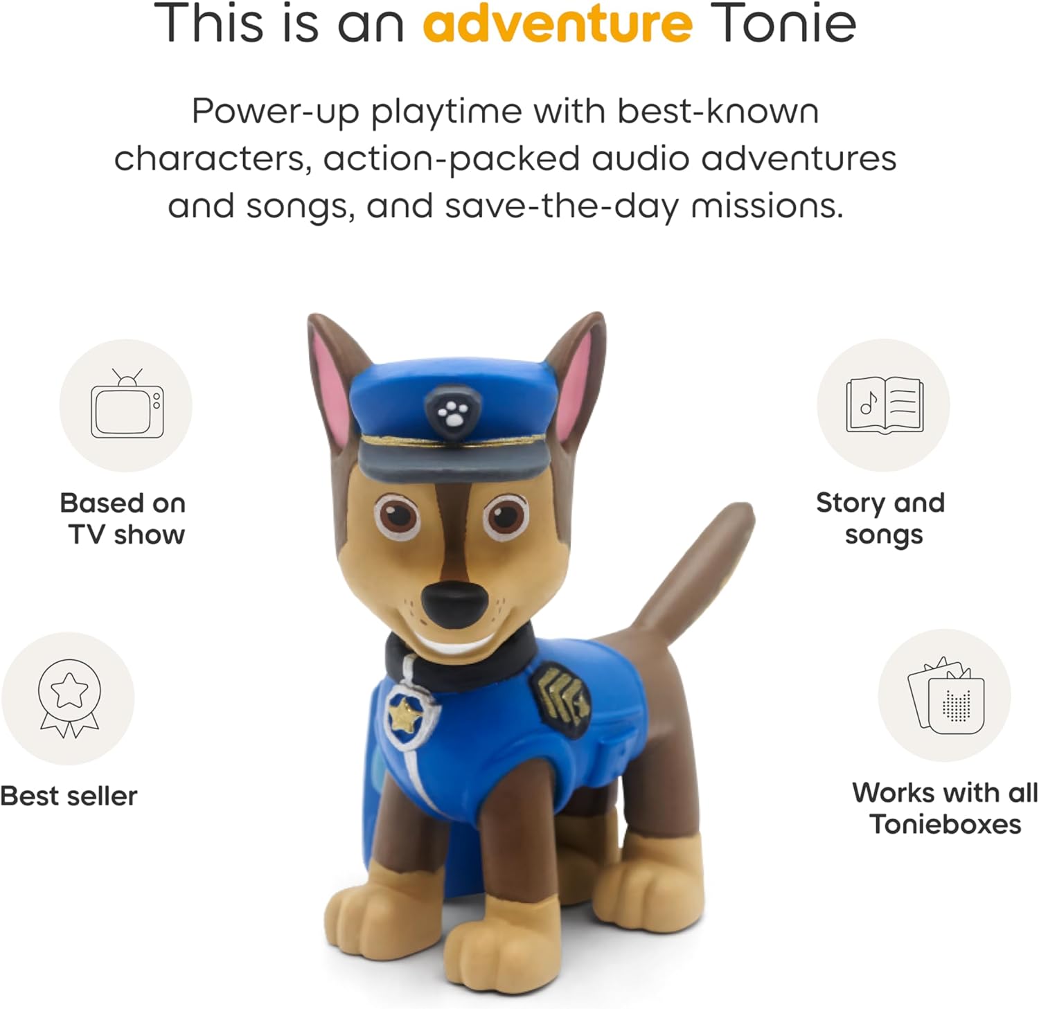 Tonies Chase Audio Toy Figurine from Paw Patrol