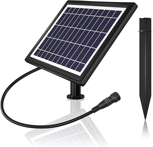 SUNAPEX Panel solar de repuesto de 6 W, compatible solo con cadenas de luces SUNAPEX Soalr de 48 y 96 pies