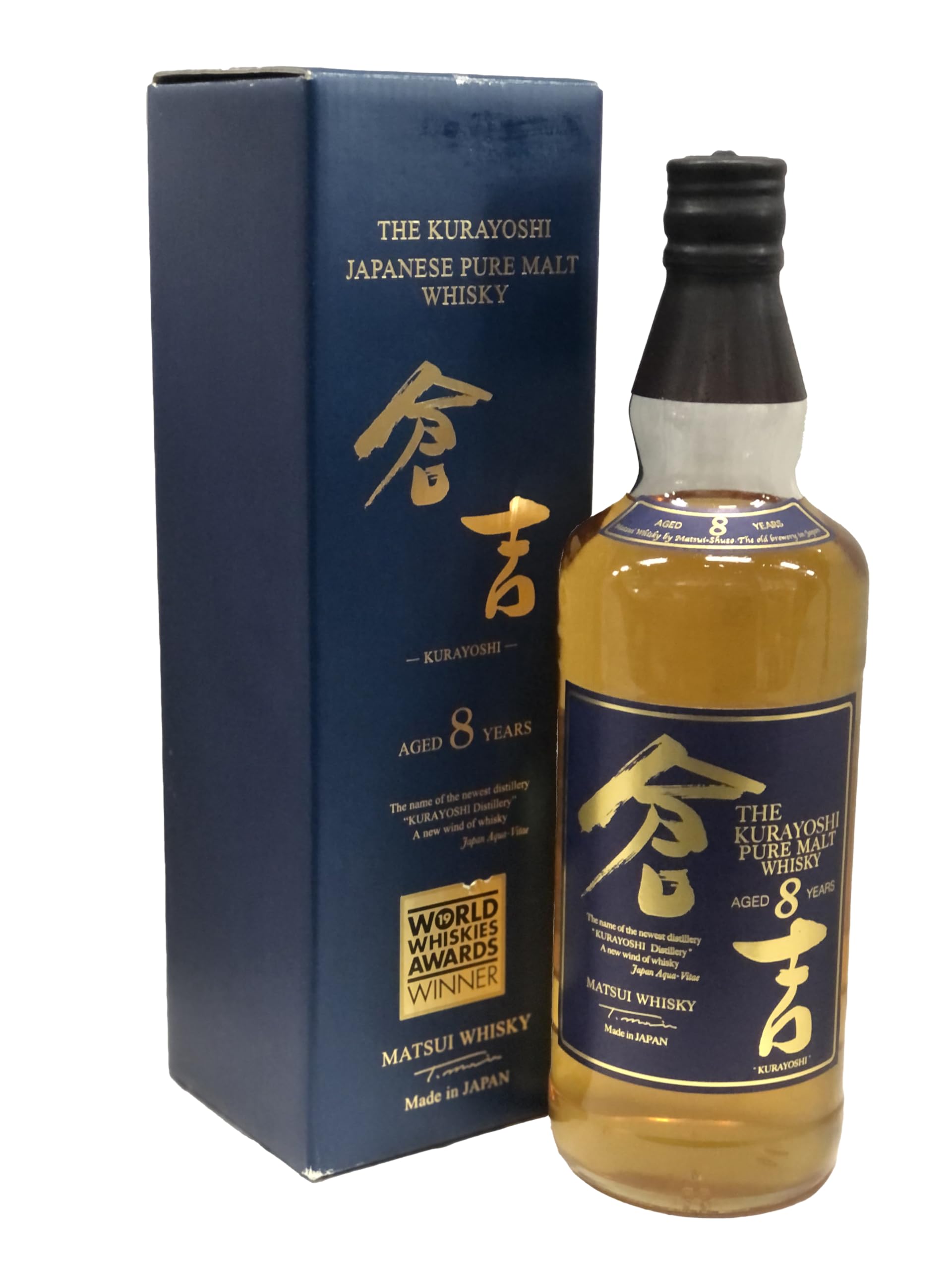 Amazon.co.jp: マツイウイスキー 倉吉 8年 43％ 700ml : 食品・飲料・お酒