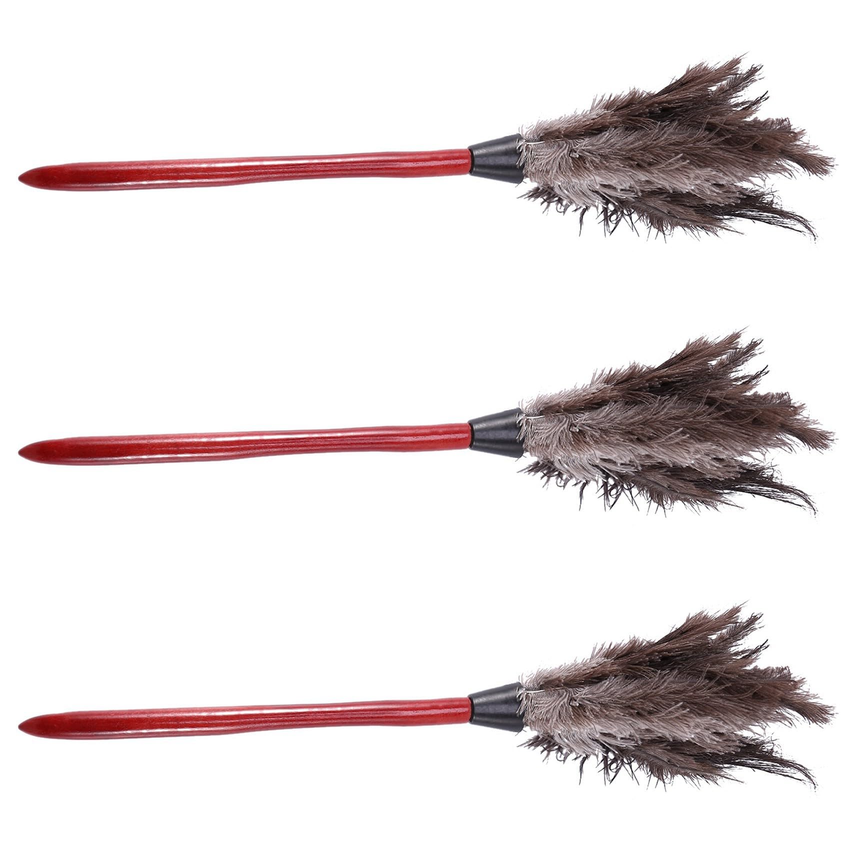 Hndhbfgrt 3X Ostrich Cleaning Duster Ostrich Duster Ostrich Duster Soft Feathers Duster
