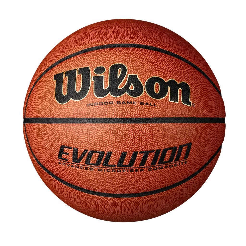 Evolution Indoor Basketball Youth Size 6, 1 Count, Black