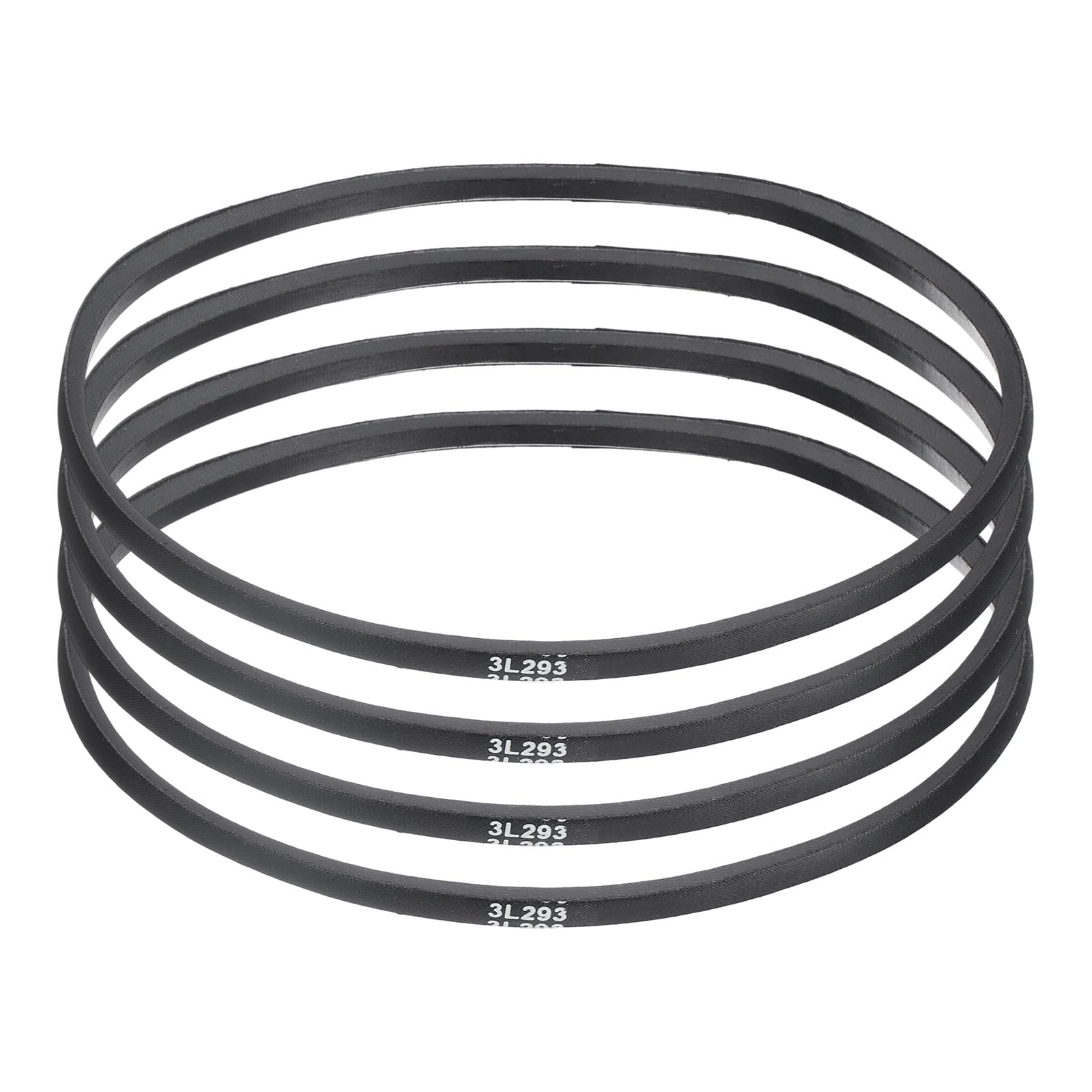 uxcell 3L240 Classic Wrapped Rubber V-Belt, 24"(610mm) Outside Circumference, 3L Profile V Belt 3/8" Width 7/32" Height — view 186