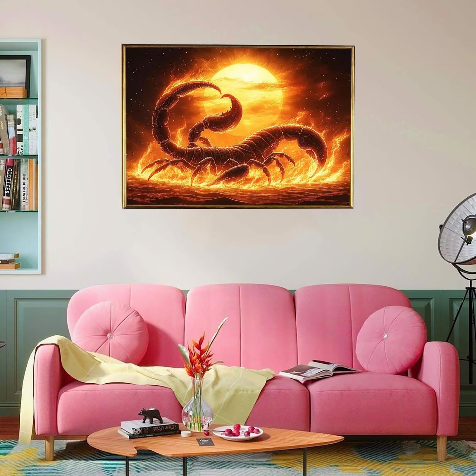 Skorpion Puzzle 1500 elementów, trudne puzzle, drewniane puzzle dla całej rodziny, zestaw "zrób to sam", dla dorosłych, nadają się jako dekoracja ścienna i prezenty dla kobiet, temat: Sen 8p-640