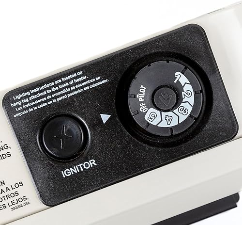 Miniatura 10 de HearthSense IR26T-BB - Calentador infrarrojo de combustible dual sin ventilación con control de termostato para uso doméstico y oficina, 30000 BTU,