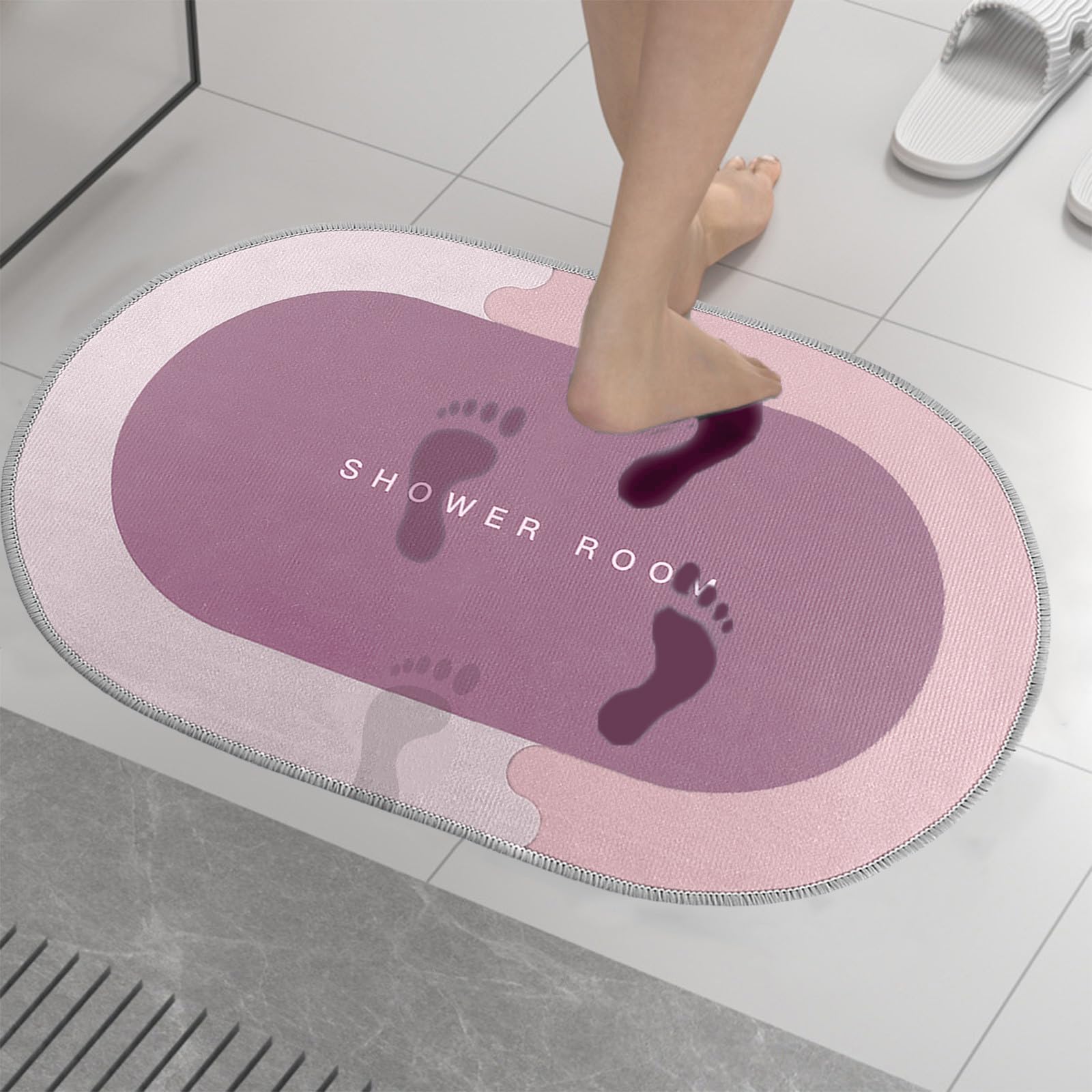 Generic Bathroom Floor Mat 23 x 15 Ultra Soft Super Absorbent Bath Mat Bathroom Rugs Non Slip Washable