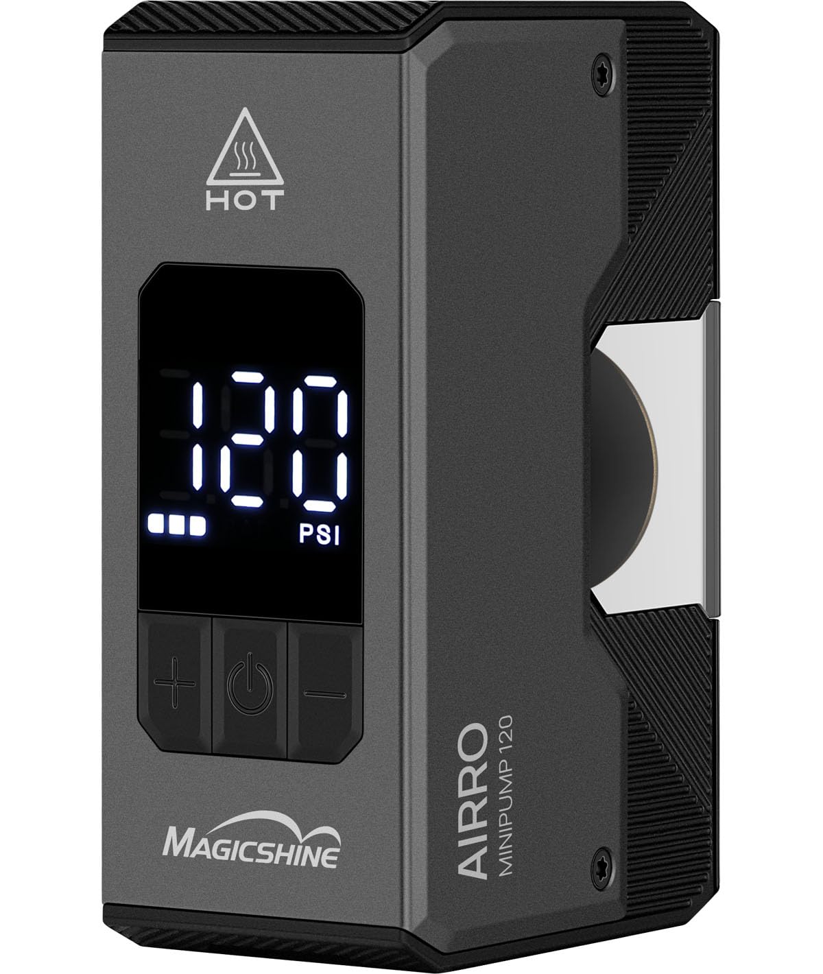 Minipompa elektryczna MagicShine Airro z wbudowanym cyfrowym manometrem 8 bar/120 psi