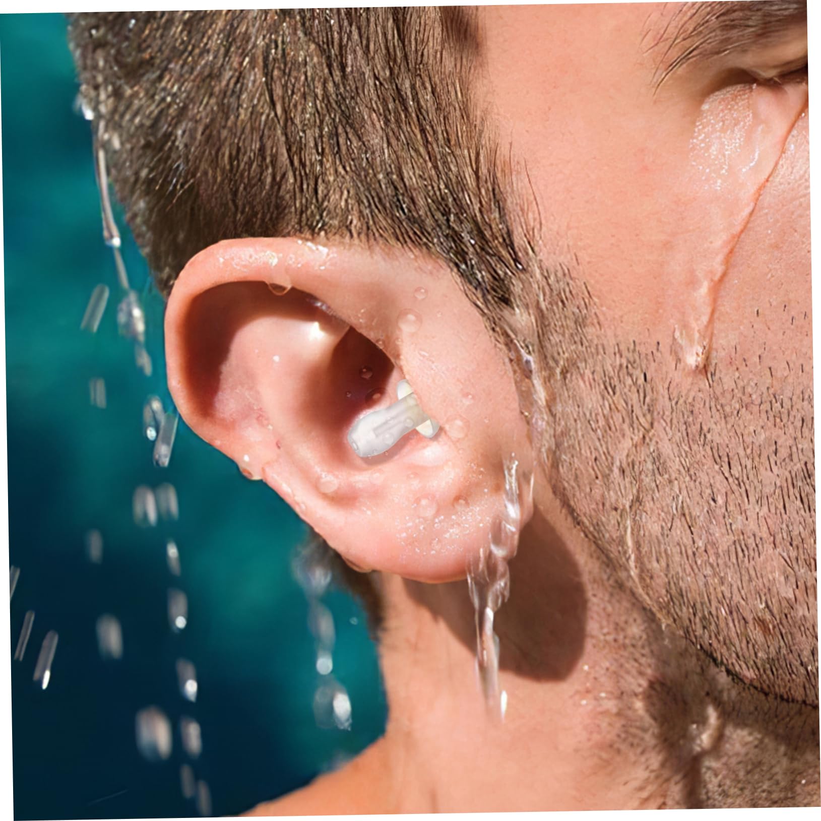 Mobestech 40 Piezas tapones para los oídos para dormir auriculares con cancelación de ruido con cable auriculares con cable tapones para los oídos de silicona proteccion