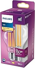 Philips LED Classic E27 Filament Lamp (150 W), LED Lamp with Warm White Light, Energy-Saving LED Lighting with Long Service Life, Clear