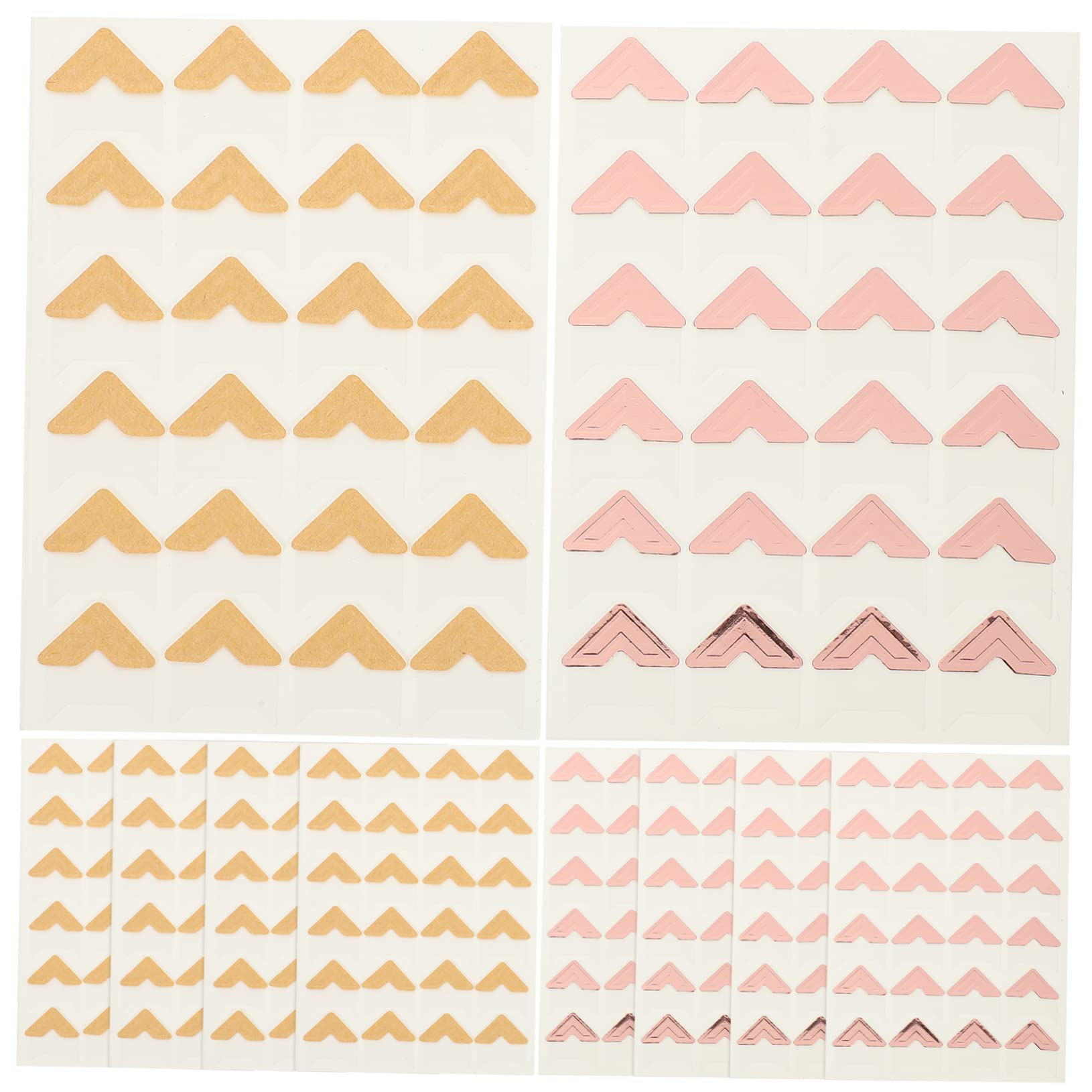 DOITOOL DIY Photo Album Accessories Photo Album Corner Stickers Self-Adhesive Picture Corners