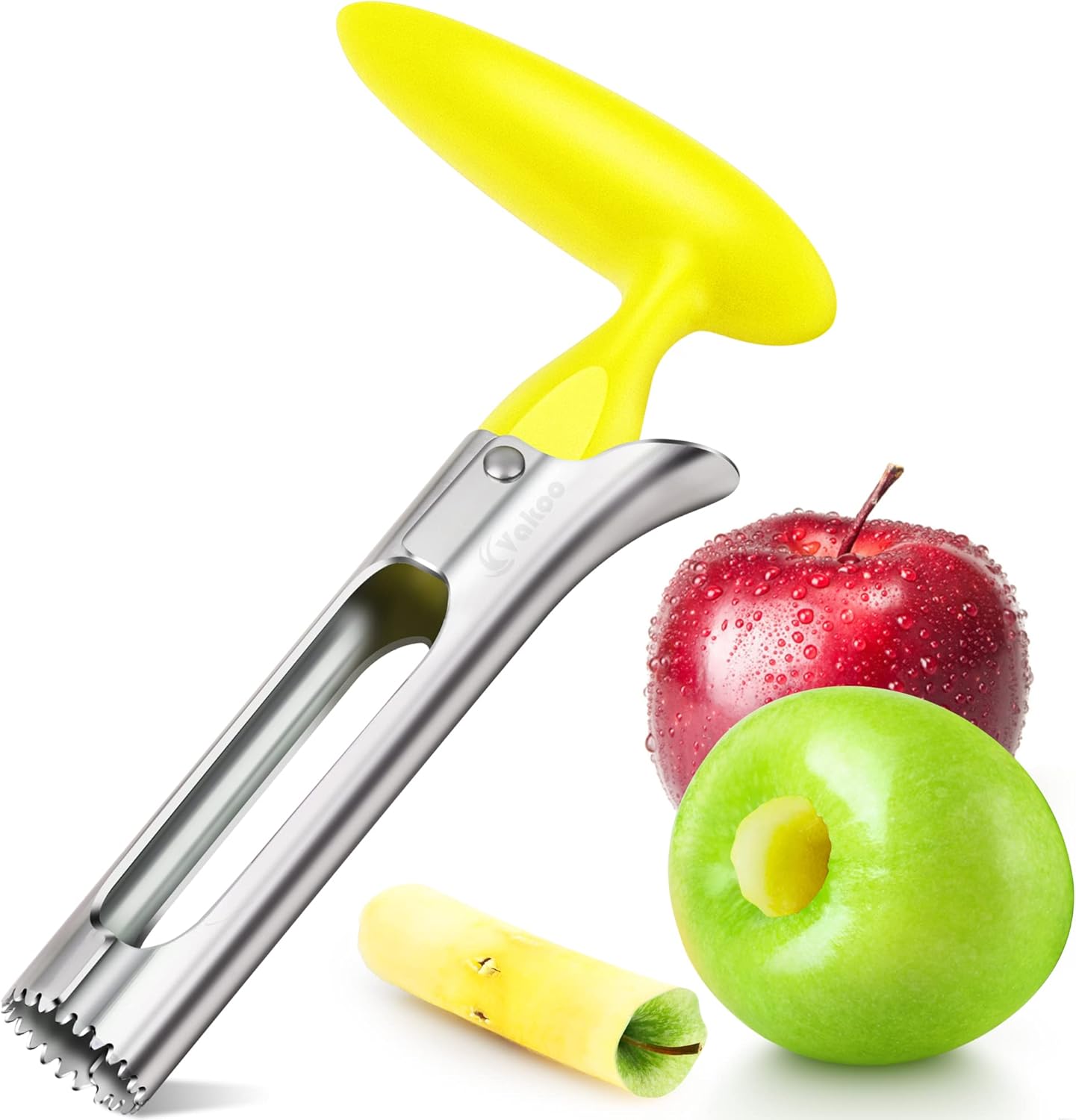 Upgraded Premium Apple Corer, Vakoo Foodgrade Stainless