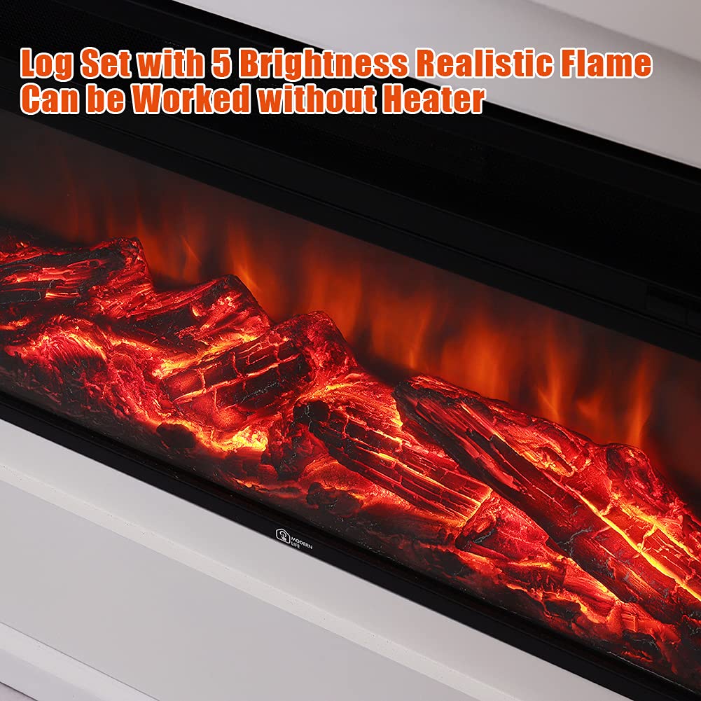 Buy INMOZATA Electric Fire and Surround 50 inch White Electric