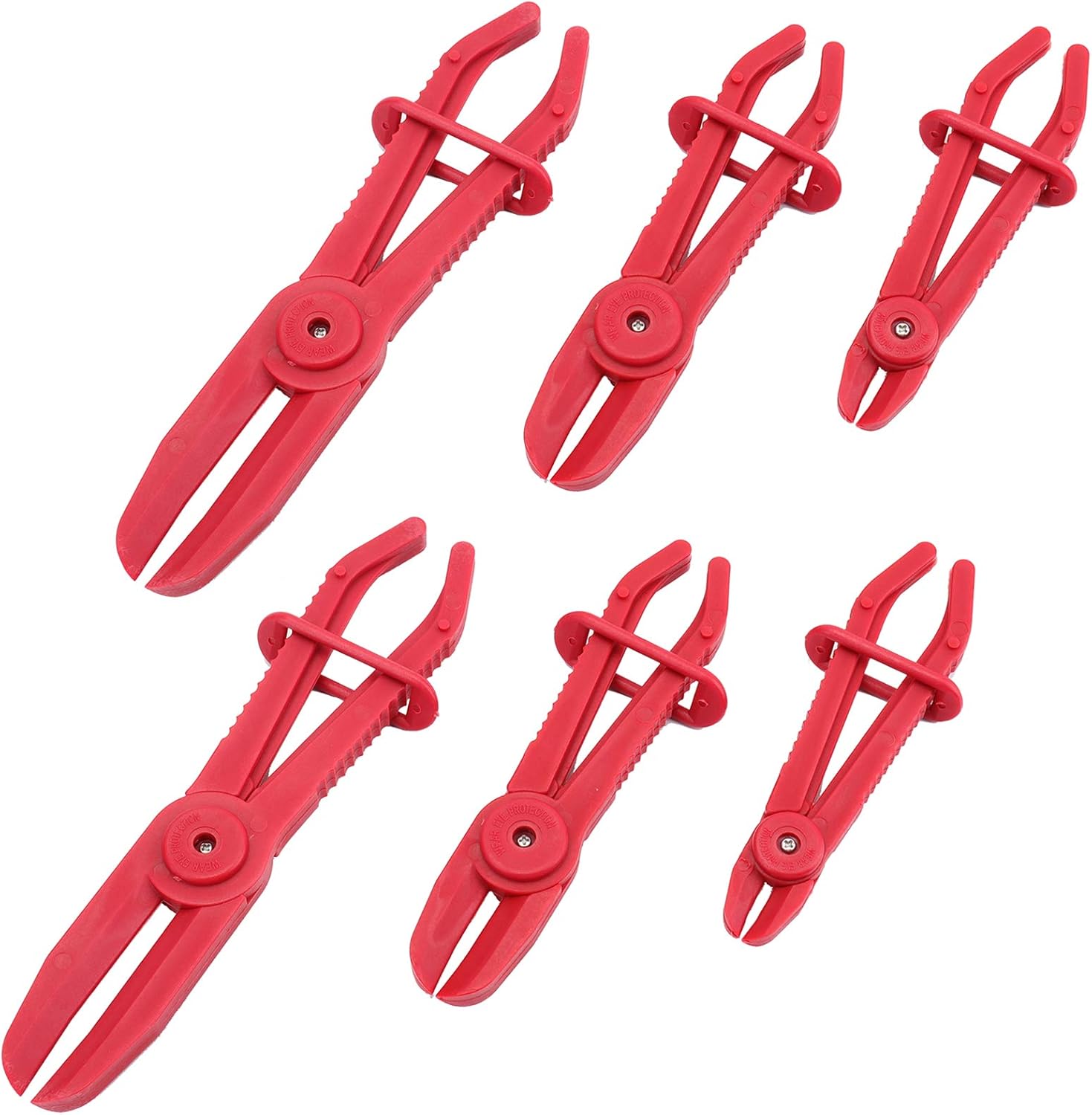 Yarlung 6 Pack 3 Size Plastic Hose Clamp Pliers, Line Clamps Pinch