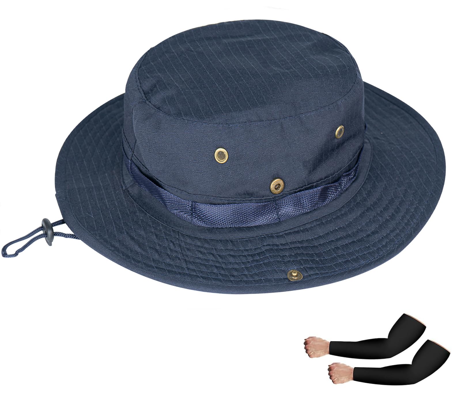 Rosoz Sun Hats for Men Women Bucket Hat UPF Protection Wide Brim Boonie Hat