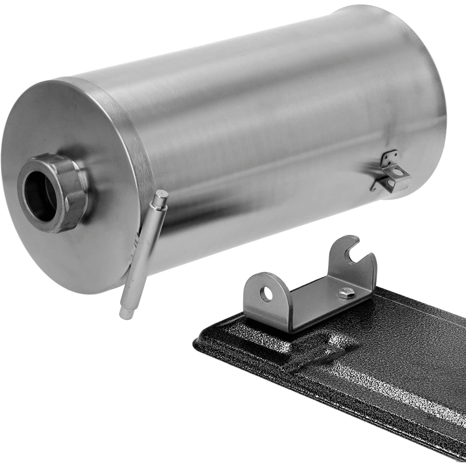 Browin 311005 Insaccatrice Orizzontale per Salsiccia 5 kg, insaccatrice Manuale per Salsicce, rigaglie, 4 imbuti di Diverso Diametro, Acciaio Inox