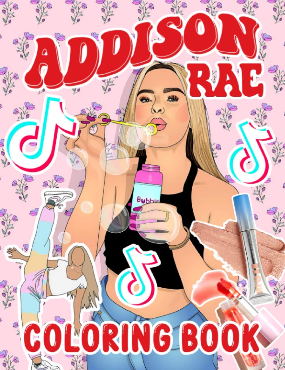 Buy Addison Rae Coloring Book: Together Enjoy Relaxing Moments With ...