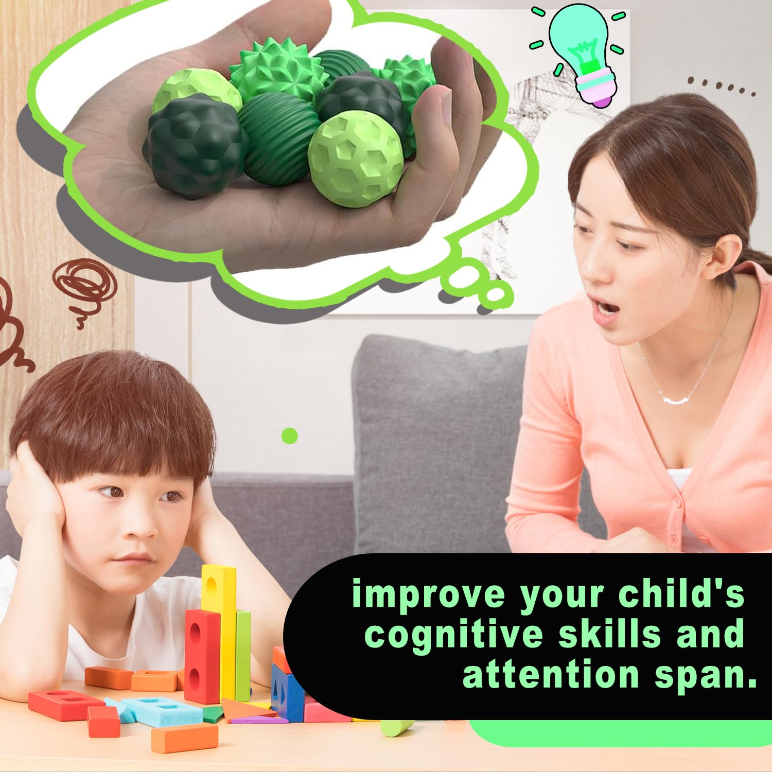 8 Stück Magnetische Stressbälle - Entspannungsspielzeug Für Erwachsene!