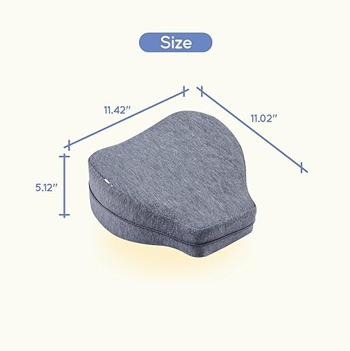 Miniatura 4 de Z-hom Almohada de apoyo de espuma para piernas y rodillas para dormir de lado, almohada de enfriamiento entre piernas para alineación de la columna