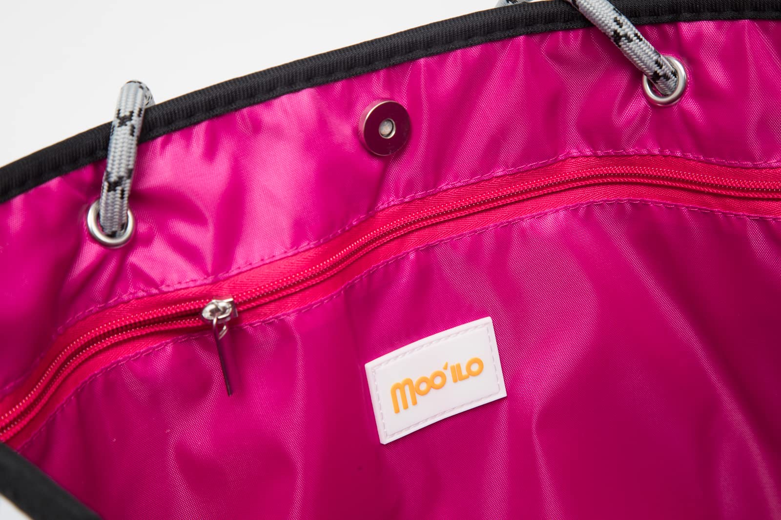 Mooilo - Borsa in neoprene mimetico da donna, per shopping, vacanze, viaggi, sport, ufficio, scuola, piscina, spiaggia, design made in Germany