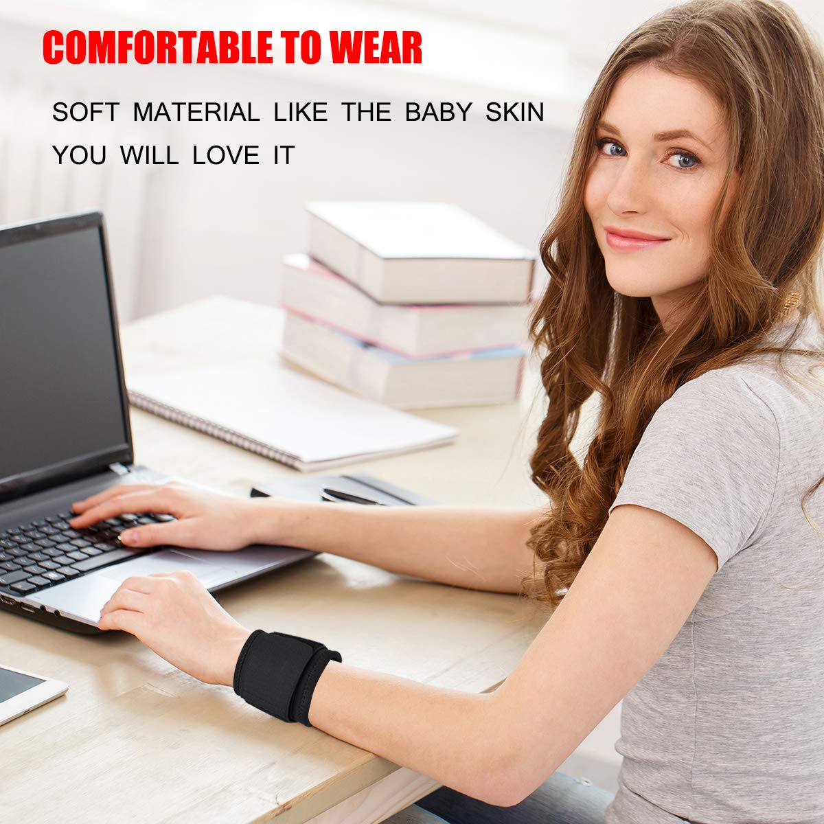 Muñequera Túnel Carpiano, soporte de muñeca ajustable para alivio del dolor de artritis y tendinitis, correa de compresión de muñeca ergonómica para ejercicio de levantamiento de pesas, wrist brace,