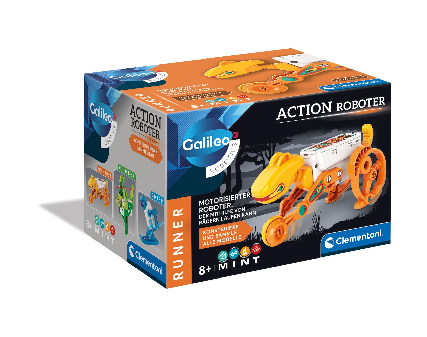 Galileo Robotics Action Robot Runner 59431 – Building Kit for a Moving Robot – Experiment…