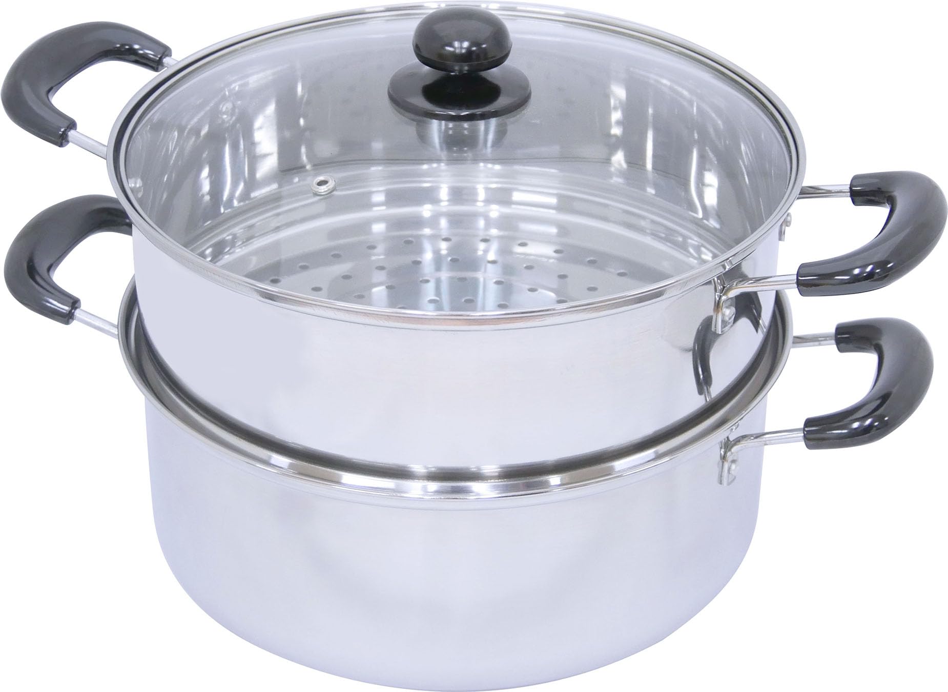 業務用ステンレス蒸し器2段 Amazon｜下村企販 蒸し器 26cm 【日本製】 IH対応 ステンレス 二